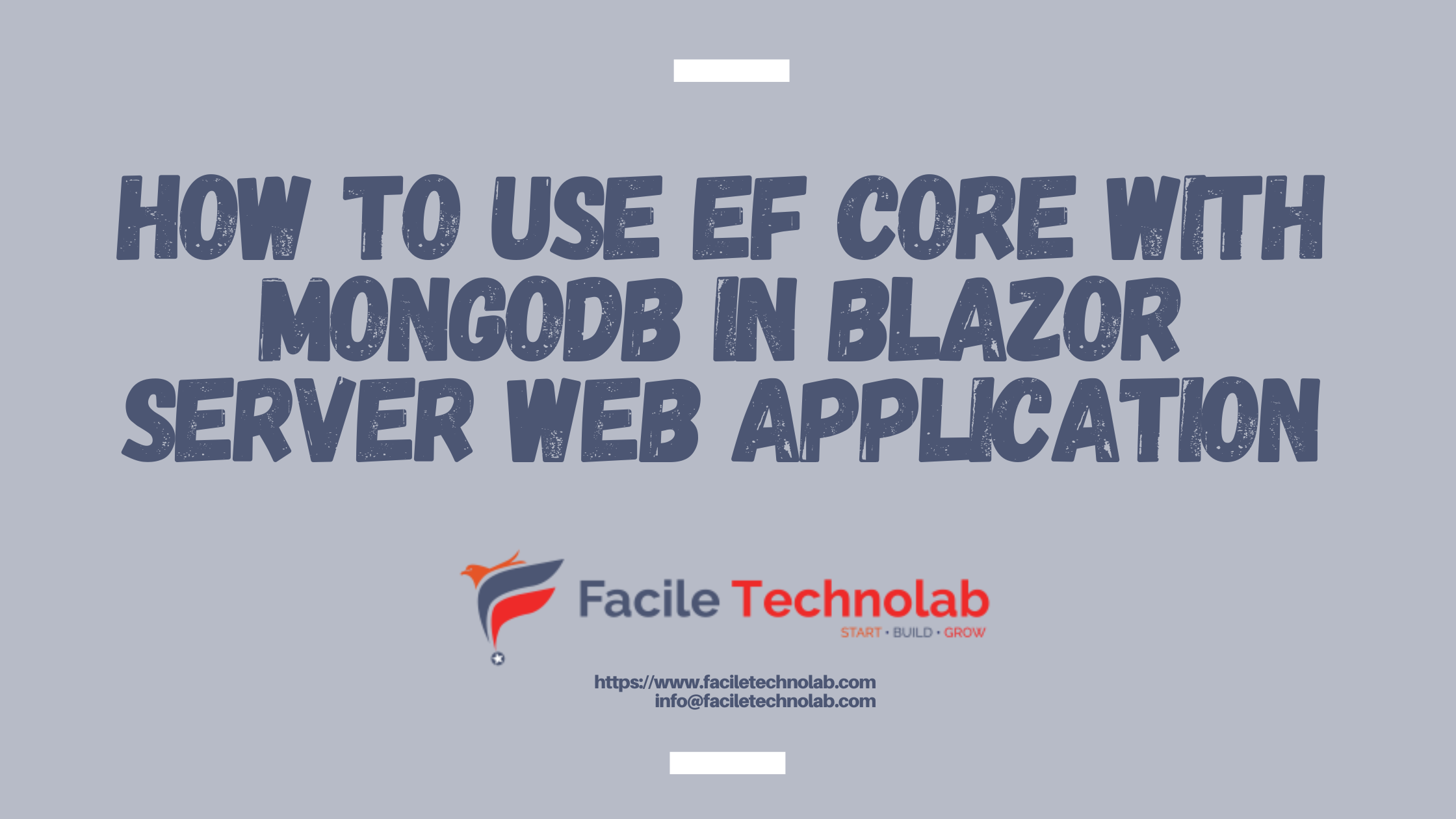 Part 4: How to use EF Core with MongoDb in Blazor Server Web Application